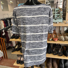 Load image into Gallery viewer, Banana Republic striped luxespun top short sleeve M