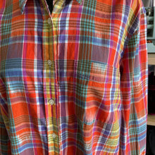 Load image into Gallery viewer, Ralph Lauren Plaid Top long sleeve 1X