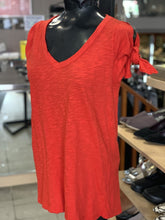 Load image into Gallery viewer, Left Of Center tie sleeves Top NWT M