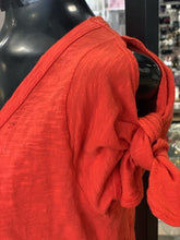 Load image into Gallery viewer, Left Of Center tie sleeves Top NWT M