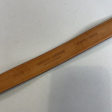 Load image into Gallery viewer, Giorgio Armani Belt Leather Vintage 75/30