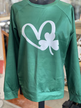 Load image into Gallery viewer, Heart Shamrock Top L