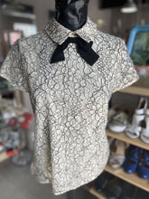 Load image into Gallery viewer, Karl Lagerfeld Top Lace overlay 2