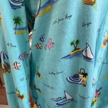 Load image into Gallery viewer, Talbots vacation themed Cardigan L Vintage