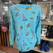 Load image into Gallery viewer, Talbots vacation themed Cardigan L Vintage