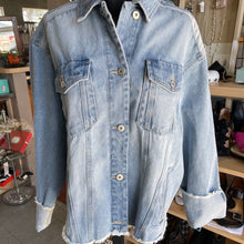Load image into Gallery viewer, Zara denim jacket NWT L