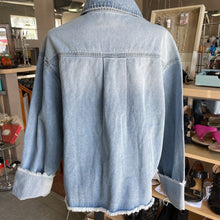 Load image into Gallery viewer, Zara denim jacket NWT L