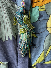 Load image into Gallery viewer, Betsey Johnson Peacock necklace