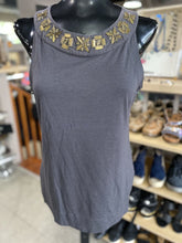 Load image into Gallery viewer, Banana Republic metal embroidered top S