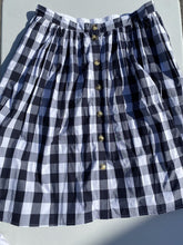 Load image into Gallery viewer, J Crew Gingham skirt M