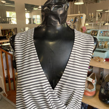 Load image into Gallery viewer, Ann Taylor Striped Faux wrap top 8