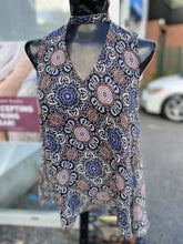 Load image into Gallery viewer, BB Dakota print sheer top S