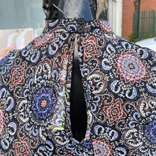 Load image into Gallery viewer, BB Dakota print sheer top S