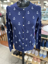 Load image into Gallery viewer, Tommy Hilfiger anchor print cardi M