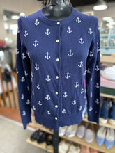 Load image into Gallery viewer, Tommy Hilfiger anchor print cardi M