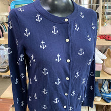 Load image into Gallery viewer, Tommy Hilfiger anchor print cardi M