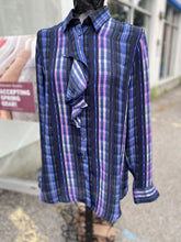 Load image into Gallery viewer, Banana Republic Dillon plaid top M