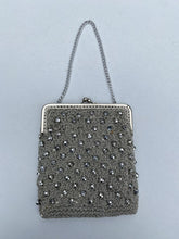 Load image into Gallery viewer, Silver mesh clutch (made in Italy)