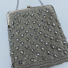 Load image into Gallery viewer, Silver mesh clutch (made in Italy)