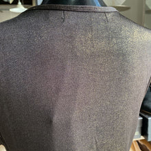 Load image into Gallery viewer, Anthropologie metallic peplum top S