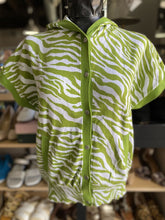 Load image into Gallery viewer, Jones New York vintage terry button up top L