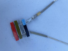 Load image into Gallery viewer, Anne-Marie Chagnon rectangle stones necklace