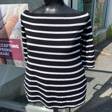 Load image into Gallery viewer, BB Dakota off shoulder striped top S