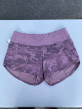 Load image into Gallery viewer, Lululemon camo lined shorts 6