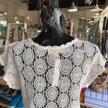 Load image into Gallery viewer, Luna Moon lace/eyelet top M