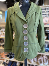 Load image into Gallery viewer, Neon Buddha Button Up Cardigan S