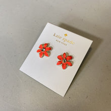 Load image into Gallery viewer, Kate Spade flower studs NWT