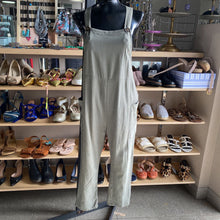 Load image into Gallery viewer, Extra Small Linen Green Jumpsuit
