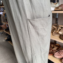 Load image into Gallery viewer, Extra Small Linen Green Jumpsuit