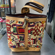 Load image into Gallery viewer, Embriodered leather backpack