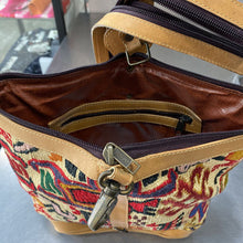 Load image into Gallery viewer, Embriodered leather backpack