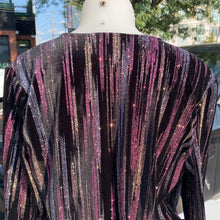 Load image into Gallery viewer, Zara sparkly velvet bodysuit S