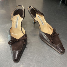 Load image into Gallery viewer, Manolo Blahnik vintage slingbacks 37.5