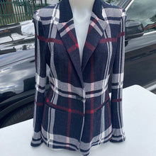 Load image into Gallery viewer, Iris Setlakwe soft plaid blazer 6
