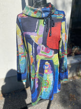 Load image into Gallery viewer, Claire Desjardins tie neck dress M
