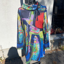 Load image into Gallery viewer, Claire Desjardins tie neck dress M