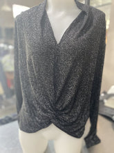 Load image into Gallery viewer, Sanctuary metallic front knot top S