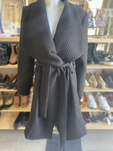 Load image into Gallery viewer, Joseph Ribkoff basket weave wrap light coat 16