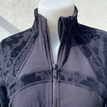 Load image into Gallery viewer, Lululemon velvet lace print zip up 8