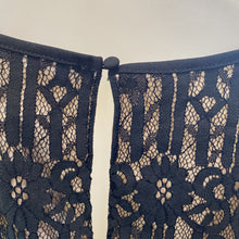 Load image into Gallery viewer, Black Tape lace top XL