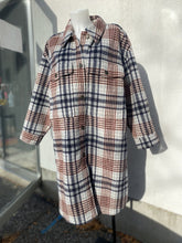 Load image into Gallery viewer, Zara plaid shacket NWT XL