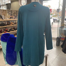 Load image into Gallery viewer, Neon Buddha light coat/cardi w matching scarf L