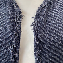 Load image into Gallery viewer, Tribal fringe trim open cardi S