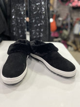 Load image into Gallery viewer, Blondo Waterproof Suede/Faux Fur Trim Sneakers 9.5