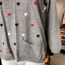 Load image into Gallery viewer, Bartolini heart print wool blend sweater L