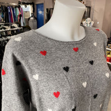 Load image into Gallery viewer, Bartolini heart print wool blend sweater L